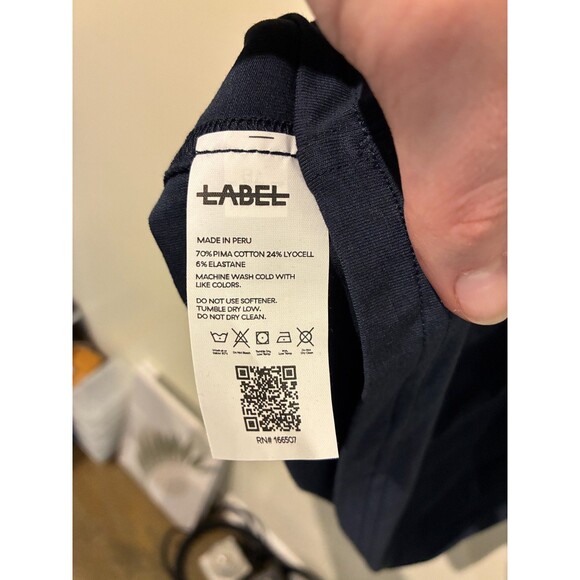 NWT LABEL Men's Navy Go-To Vee Tee - Men's L - Picture 6 of 6